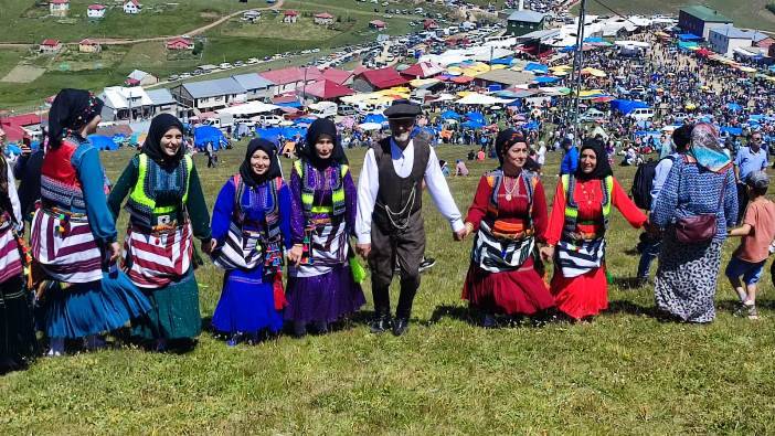 Trabzon'da Kadırga Yayla Şenliğinden renkli görüntüler 28